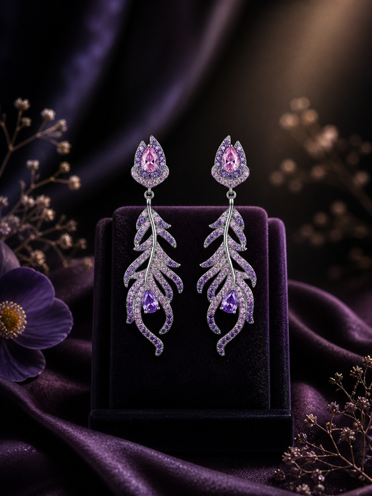 TWILIGHT PEACOCK PLUME DROPS