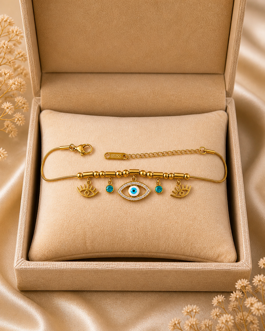MIAM EVIL EYE CHARM BRACELET
