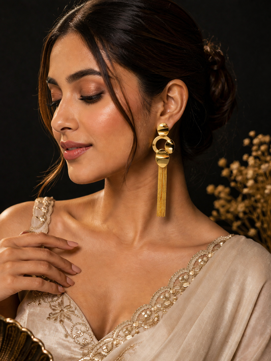 GOLDEN GALA FRINGE DROPS
